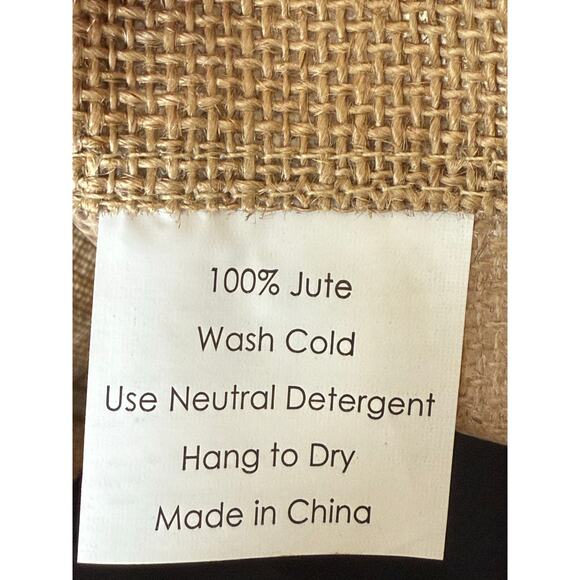 Personalized Monogram Jute Tote – Letter R Eco-Friendly Market Bag - Picture 3 of 5